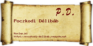 Poczkodi Délibáb névjegykártya